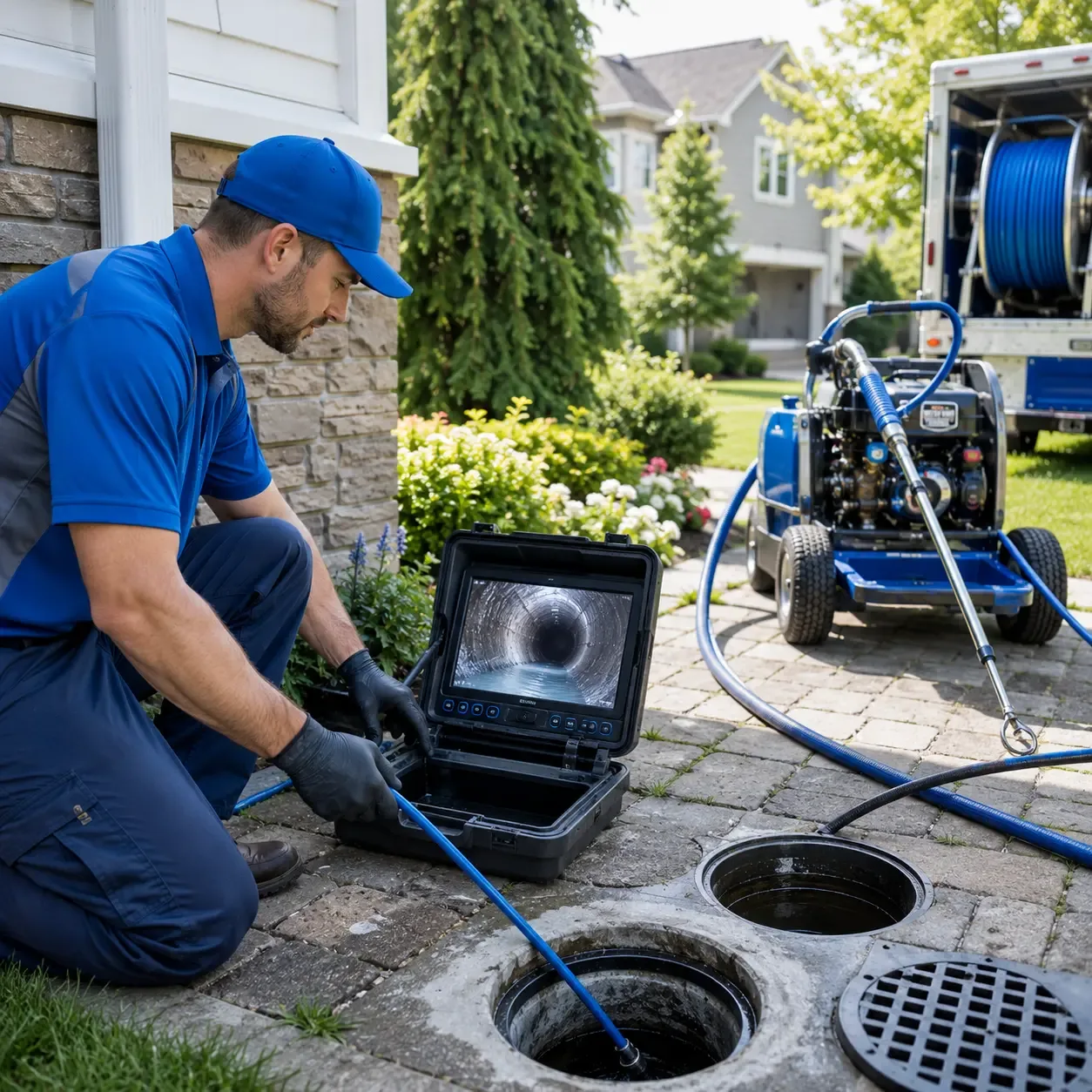 Outdoor drain cleaning professionals serving Plainfield, IA